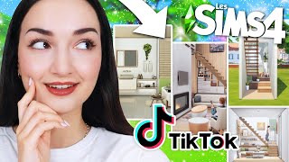 Je teste des ASTUCES TIKTOK construction trop belles et utiles  🥳  Tuto Sims 4 [upl. by Devina]