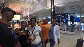 A LONG AWAITED FLIGHT TO CAPE TOWNa crowd from the village [upl. by Tryck]