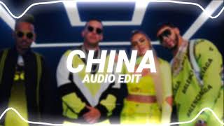 china  anuel aa ozuna karol g j balvin amp daddy yankee edit audio [upl. by Adnahsal66]