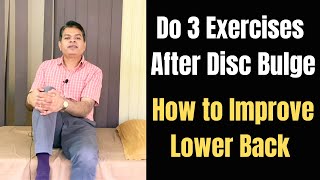 3 Best Exercises for Low Back Pain Sciatica Treatment Lower Back amp Leg Pain Exercises [upl. by Isnam]