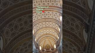 The beauty of Palatino Chapel of Reggia di Caserta shortsvideo amazing palace reggiadicaserta [upl. by Iclehc]