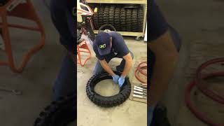 How to install a bib mousse and tire [upl. by Wojcik]