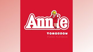 Tomorrow Annie  Karaoke Version  Piano Playback [upl. by Ansell659]