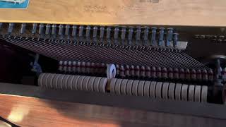 Hear Piano Note B Flat 1 On A 1957 Everett Console Piano [upl. by Oliy775]