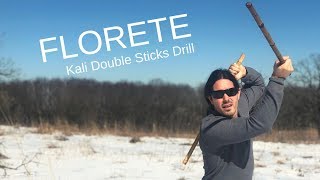 Double Sticks Drill  Florete [upl. by Balsam709]