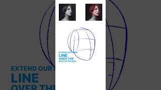 Easily Start Drawing People Using the Loomis Method  loomismethod portraitdrawing sketching [upl. by Camilia563]