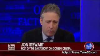 Bill OReilly interview with Jon Stewart Part 1 of 5 [upl. by Shornick470]