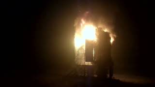 HIT REPORT  ALF ‘WOLF BRIGADE’ DESTROYS A HUNTING CABIN WITH ARSON [upl. by Buskirk]