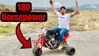 1000cc Swapped Mini Trike Worlds Sketchiest 3Wheeler [upl. by Sang8]