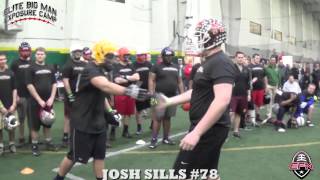 Josh Sills 2015 Elite Big Man Camp [upl. by Mccollum11]