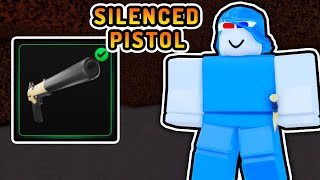 SHOWCASING The SILENCED PISTOL In Roblox FLAG WARS [upl. by Ydoow]