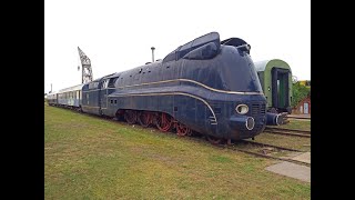 Dampflokomotiven Katastrophenzug Draisine Stromlinienlokomotive Schienenbus zum Lokfest Staßfurt 23 [upl. by Naeerb]