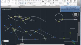 AutoCAD Label intersection coordinates [upl. by Thia45]