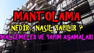 MANTOLAMA NASIL YAPILIR   MANTOLAMADA KULLANILAN MALZEMELER  DİKKAT EDİLECEK NOKTALAR [upl. by Fasto366]