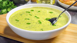 Creamy ZUCCHINI SOUP in 30 min  EASY amp HEALTHY Courgette Soup Recipe by Always Yummy [upl. by Eednahs]