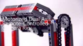 Dual Axis Motorized RC Camera Rig for Lumia 928 with Mindstorms NXT [upl. by Artemed]