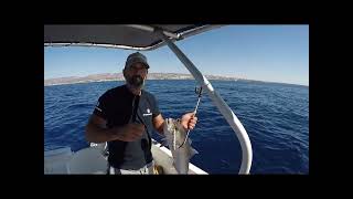 Boat FishingΨαρεμα από σκάφος με την τεχνική Fast jigging ΜαγιατικαAberjuck [upl. by Tdnarb]