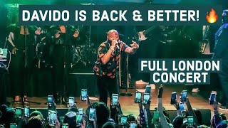 Davido live in London  Timeless album performance  Full Concert in 4K🔥 [upl. by Rausch]