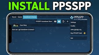 How to Download amp Install PPSSPP on iOS iPhone iPad iOS 17 No ComputerJailbreak Required [upl. by Eelak]