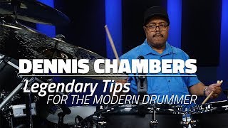 Dennis Chambers Legendary Tips For Modern Drummers FULL DRUM LESSON  Drumeo [upl. by Tedra]