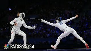 Vivian Kong wins HISTORIC fencing gold medal for Hong Kong  Paris Olympics  NBC Sports [upl. by Delano]