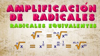 Amplificación de Radicales I Radicales equivalentes [upl. by Helena]