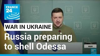 Ukraine warns Russia preparing to shell port city Odessa • FRANCE 24 English [upl. by Aikam]