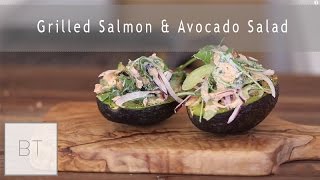 Grilled Salmon amp Avocado Salad  Byron Talbott [upl. by Kutchins198]