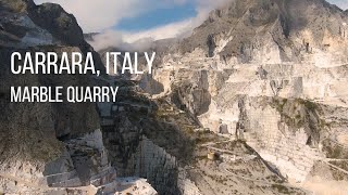 Carrara Italy  Marble Quarry [upl. by Oicirtap]