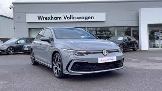 Brand New Volkswagen Golf 15 TSI RLine in Moonstone Grey  Wrexham Volkswagen [upl. by Fital]