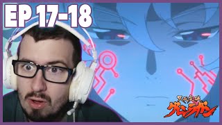 TIME SKIP TOWARDS DISASTER GURREN LAGANN EPISODES 1718 REACTION [upl. by Let]