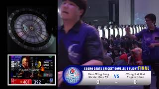 DARTSLIVE OPEN 2018 MALAYSIA COSMO DARTS CRICKET DOUBLES B FLIGHT FINAL [upl. by Nyasuh]