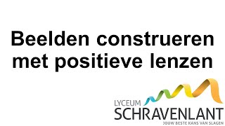 Beelden construeren met positieve lenzen [upl. by Howzell259]