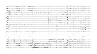 Agitato no 5 for big orchestra  score 🖤💜 [upl. by Vachel356]