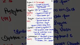 Prophase 1One min biologyneet2025 [upl. by Trebmal]