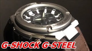 CASIO GSHOCK GSTEEL ミッドサイズ GST W330L 1AJF [upl. by Waylen]