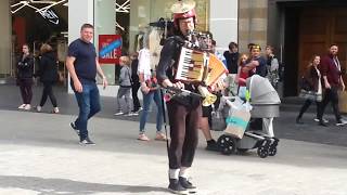 One man band in Church Street Liverpool Sunday 25 June 17 [upl. by Kirven4]