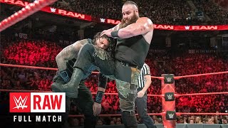 FULL MATCH Roman Reigns vs Braun Strowman — Last Man Standing Match Raw Aug 7 2017 [upl. by Barfuss440]