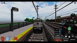 Roblox NEC Train Simulator  NJT GP40PH2  ACS64 Northeast Regional EWR  Metropark Pt2 [upl. by Kcirddor]