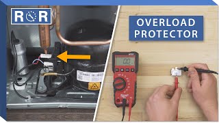 How to Test amp Replace an Overload Protector in a Refrigerator  Repair amp Replace [upl. by Sedruol]