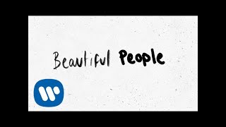 Ed Sheeran  Beautiful People feat Khalid Official Lyric Video [upl. by Dulce]