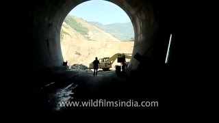 Making of an Indian Railway line Tamenglong tunnel and bridge construction [upl. by Dde416]