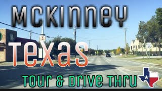 4K McKinney Texas  Drive Thru amp Tour [upl. by Nylednarb]