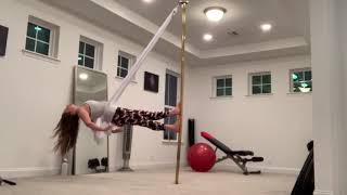 Pole Silks  Layback Invert [upl. by Hamfurd]