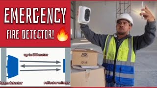 BEAM DETECTOR FOR EMERGENCY FIRE ALARM DETECTION FACTFIREKING [upl. by Nohsyt]