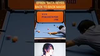 EFREN REYES THE MAGICIAN THE GOAT BANK SHOT shorts [upl. by Neelac]