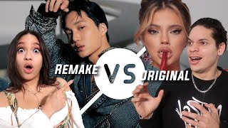 Waleska amp Efra react to KPOP SONGS THAT ARE REMAKES [upl. by Janette]