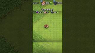 Giant bomb transformation 💣💣clashofclanscocgameshortssupercell [upl. by Pickett]