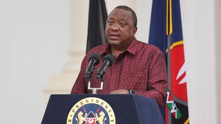 PRESIDENT UHURU KENYATTAS FAREWELL ADDRESS TO THE NATION AT A STATE HOUSE NAIROBI [upl. by Airet245]