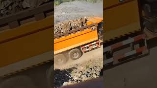 25T Heavy Duty Mining Truck Underground Mining Dump Truck Haul Dumper Driving Uphill with Full Load [upl. by Cilurzo]